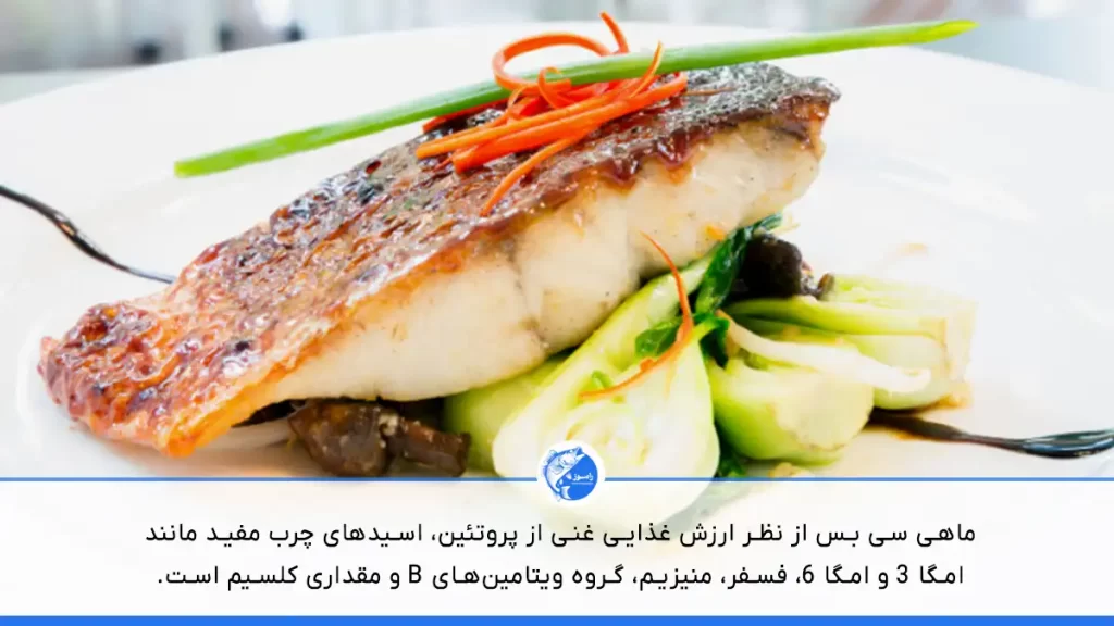 ماهی سی بس بهترین ماهی جنوب